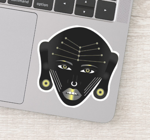 Azubike Sticker by Vexenwraith