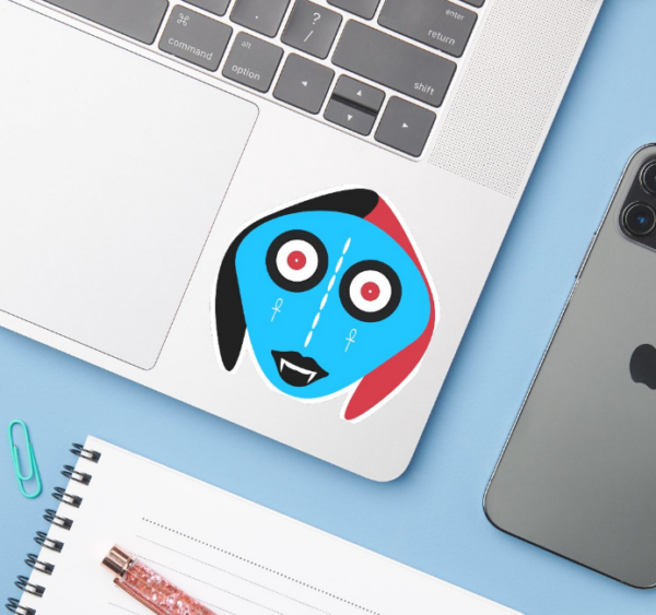 Bosigo Blue Sticker by Vexenwraith