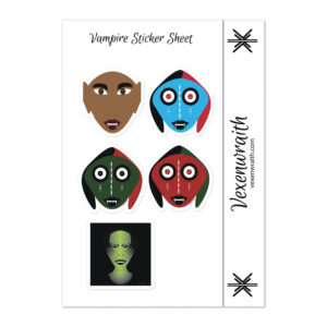 Vampire Sticker Sheet