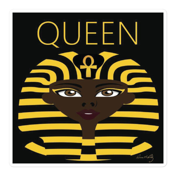 Kemetic Queen Sticker by Vexenwraith