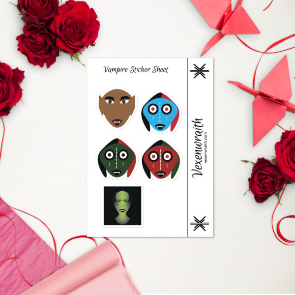 Vampire Sticker Sheet by Vexenwraith