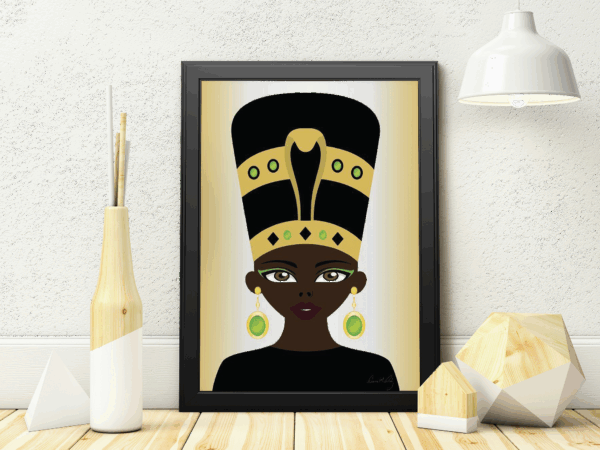 Jeweled Queen Art Print by Vexenwraith